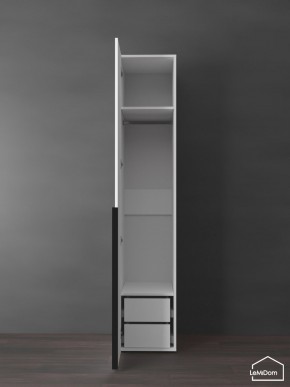 Шкаф Linnea MHR-1-3 2050х400х510 (Белый-М 11.1.1) в Троицке - troick.mebel24.online | фото 6