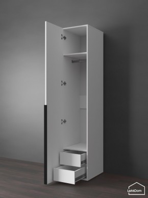 Шкаф Linnea MHR-1-3 2050х400х510 (Белый-М 11.1.2) в Троицке - troick.mebel24.online | фото 7