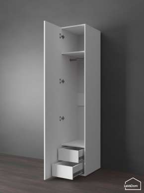 Шкаф Linnea MHR-1PO-3 2050х400х510 (Белый-М 11.1.2) в Троицке - troick.mebel24.online | фото 5