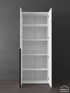 Шкаф Linnea MHR-2-2 2050х800х510 (Белый-М 11.1.2) в Троицке - troick.mebel24.online | фото 4