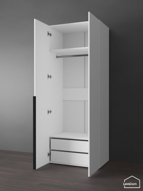 Шкаф Linnea MHR-2-3 2050х800х510 (Белый-М 11.1.2) в Троицке - troick.mebel24.online | фото 6