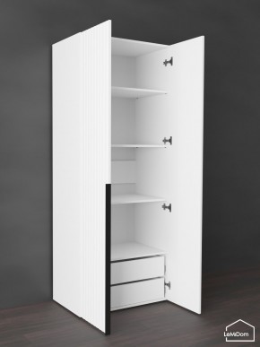 Шкаф Linnea MHR-2-4 2050х800х510 (Белый-М 11.1.2) в Троицке - troick.mebel24.online | фото 6