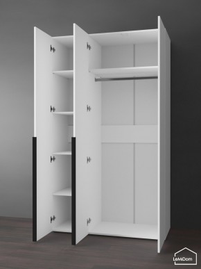 Шкаф Linnea MHR-3-1 2050х1200х510 (Белый-М 11.1.1) в Троицке - troick.mebel24.online | фото 5