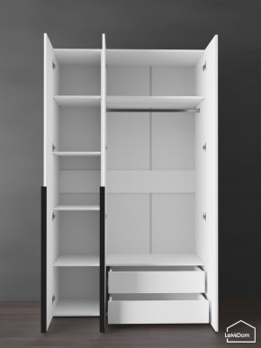 Шкаф Linnea MHR-3-2 2050х1200х510 (Белый-М 11.1.2) в Троицке - troick.mebel24.online | фото 6
