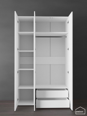 Шкаф Linnea MHR-3PO-2 2050х1200х510 (Белый-М 11.1.1) в Троицке - troick.mebel24.online | фото 5