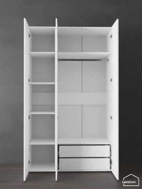 Шкаф Linnea MHR-3PO-2 2050х1200х510 (Белый-М 11.1.1) в Троицке - troick.mebel24.online | фото 6