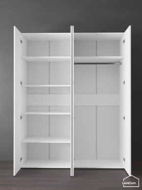 Шкаф Linnea MHR-4PO-1 2050х1600х510 (Белый-М 11.1.1) в Троицке - troick.mebel24.online | фото 4