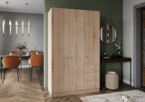 Шкаф Лофт 3-х створчатый в Троицке - troick.mebel24.online | фото 3