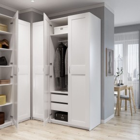 Шкаф МАКС однодверный, цвет белый в Троицке - troick.mebel24.online | фото 4