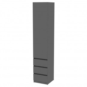 Шкаф Мальта H159 (Графит) в Троицке - troick.mebel24.online | фото