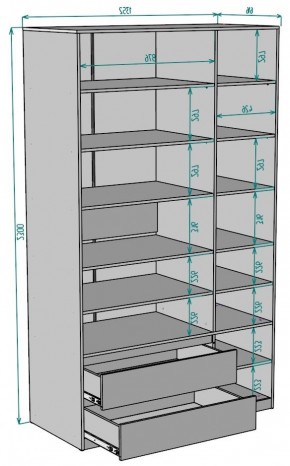 Шкаф Мальта H219 в Троицке - troick.mebel24.online | фото 2