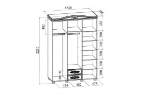 Шкаф платяной Ассоль АС-27 в Троицке - troick.mebel24.online | фото 6