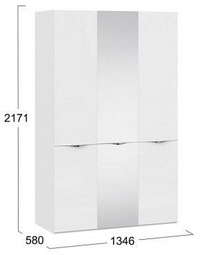 Шкаф платяной Глосс СМ-319.07.432 в Троицке - troick.mebel24.online | фото 4