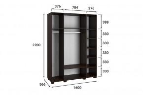 Шкаф платяной Монблан МБ-25К в Троицке - troick.mebel24.online | фото 9