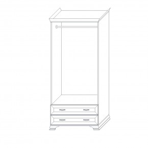 Шкаф распашной двухдверный Сиена в Троицке - troick.mebel24.online | фото 12