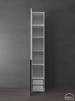 Шкаф с антресолью Linnea MHR-1A-4 2450х400х510 (Белый-М 11.1.2) в Троицке - troick.mebel24.online | фото 6