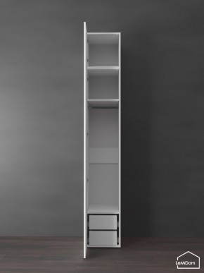Шкаф с антресолью Linnea MHR-1POA-3 2450х400х510 (Белый-М 11.1.2) в Троицке - troick.mebel24.online | фото 5