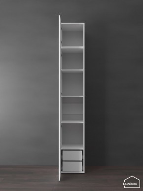 Шкаф с антресолью Linnea MHR-1POA-4 2450х400х510 (Белый-М 11.1.1) в Троицке - troick.mebel24.online | фото 6