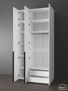 Шкаф с антресолью Linnea MHR-3A-2 2450х1200х510 (Белый-М 11.1.2) в Троицке - troick.mebel24.online | фото 5