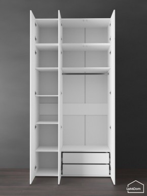 Шкаф с антресолью Linnea MHR-3POA-2 2450х1200х510 (Белый-М 11.1.2) в Троицке - troick.mebel24.online | фото 6