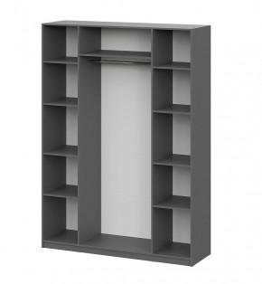 Шкаф ШК-5 (1600) Графит серый в Троицке - troick.mebel24.online | фото 3