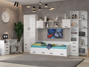 ВЕГА NEW Шкаф (Белый глянец/белый) в Троицке - troick.mebel24.online | фото 3