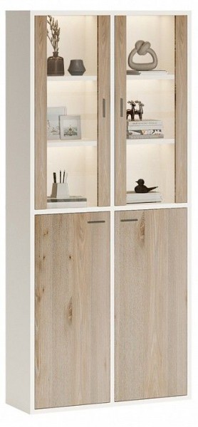 Шкаф-витрина Домино СУ(ш2в2)+2ФС+2ФГ в Троицке - troick.mebel24.online | фото 3
