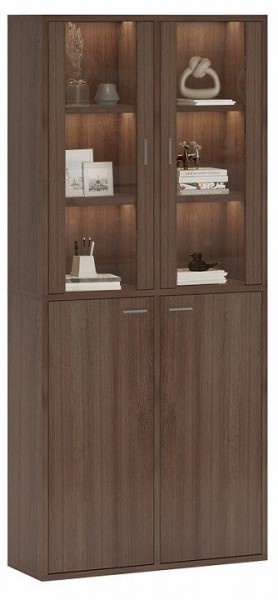 Шкаф-витрина Домино СУ(ш2в2)+2ФС+2ФГ в Троицке - troick.mebel24.online | фото 2