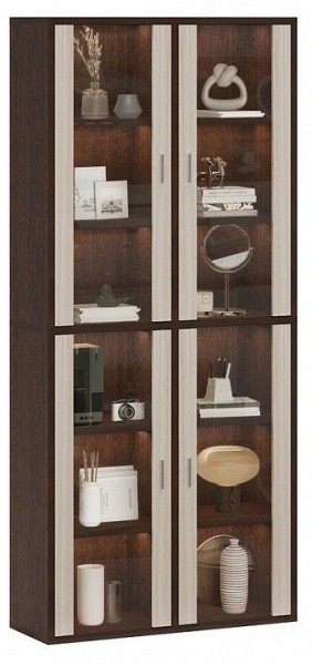 Шкаф-витрина Домино СУ(ш2в2)+4ФС в Троицке - troick.mebel24.online | фото 2