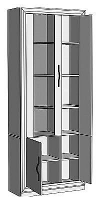 Шкаф-витрина Нобиле ШВтВ-ФСД-ФГК в Троицке - troick.mebel24.online | фото 2