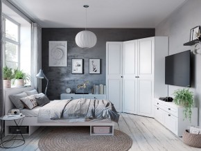 Спальня Софт (модульная) Белый/Эмаль белая F26 в Троицке - troick.mebel24.online | фото