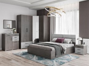 Спальня Теана Ясень Анкор темный/Мрамор лайт в Троицке - troick.mebel24.online | фото
