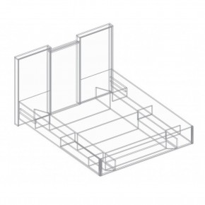 Спальный гарнитур Александрия (модульный) в Троицке - troick.mebel24.online | фото 3