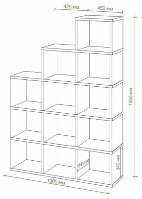 Стеллаж Бартоло СЛД 5 в Троицке - troick.mebel24.online | фото 2