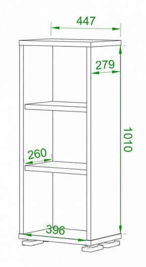 Стеллаж Домино нельсон ПУ-10-1 в Троицке - troick.mebel24.online | фото 2