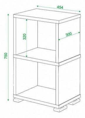 Стеллаж Домино СБ-15/2 в Троицке - troick.mebel24.online | фото 2