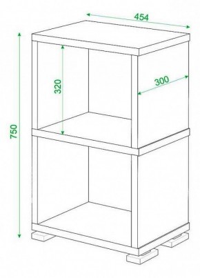 Стеллаж Домино СБ-15/2 в Троицке - troick.mebel24.online | фото 3