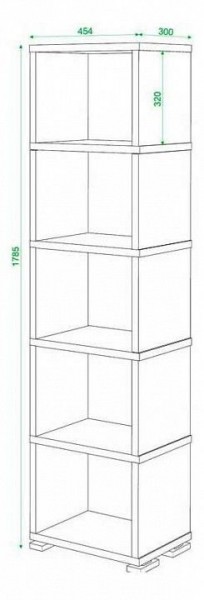 Стеллаж Домино СБ-15/5 в Троицке - troick.mebel24.online | фото 3