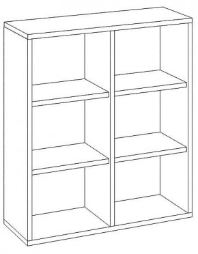 Стеллаж Домино СУ(ш2в1) в Троицке - troick.mebel24.online | фото 3