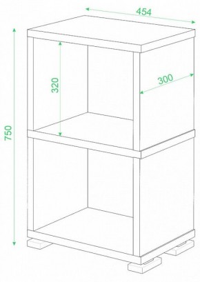 Стеллаж-колонка Домино СБ-15/2 в Троицке - troick.mebel24.online | фото 2