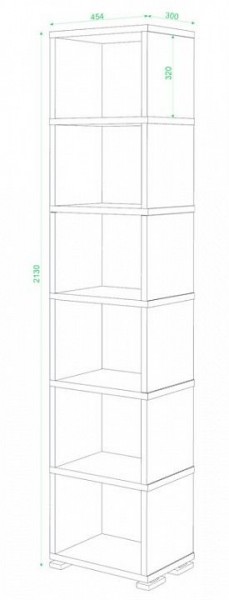 Стеллаж-колонка СБ-15/6 в Троицке - troick.mebel24.online | фото 2