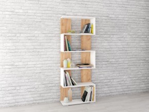Стеллаж Ромео-1 Дуб крафт золотой/Белый в Троицке - troick.mebel24.online | фото