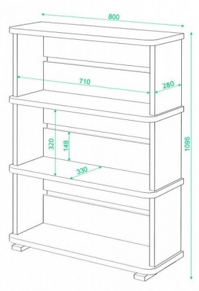 Стеллаж СБ-25/3 в Троицке - troick.mebel24.online | фото 2
