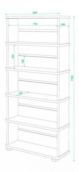 Стеллаж СБ-25/5 в Троицке - troick.mebel24.online | фото 2