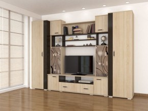 Стенка Оскар-18-1 дуб сонома-венге в Троицке - troick.mebel24.online | фото