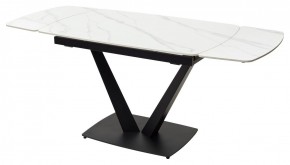 Стол ALATRI 120 MATT WHITE MARBLE SOLID CERAMIC / BLACK, ®DISAUR в Троицке - troick.mebel24.online | фото 10