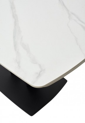 Стол ALATRI 120 MATT WHITE MARBLE SOLID CERAMIC / BLACK, ®DISAUR в Троицке - troick.mebel24.online | фото 11