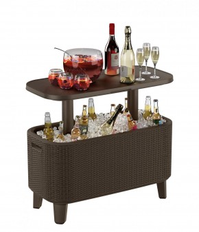 Стол Беви Бар (Bevy Bar Large Cool Bar), коричневый в Троицке - troick.mebel24.online | фото 3