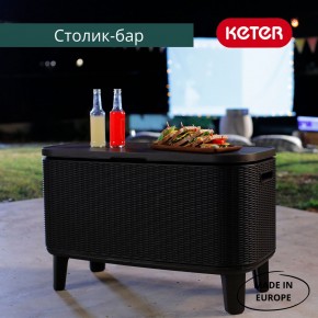 Стол Беви Бар (Bevy Bar Large Cool Bar), коричневый в Троицке - troick.mebel24.online | фото 4