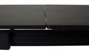 Стол CORNER 120 MATT BLACK MARBLE SOLID CERAMIC / BLACK, ®DISAUR в Троицке - troick.mebel24.online | фото 1